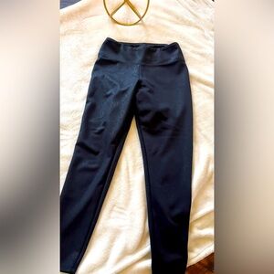 Express Snakeskin metallic leggings